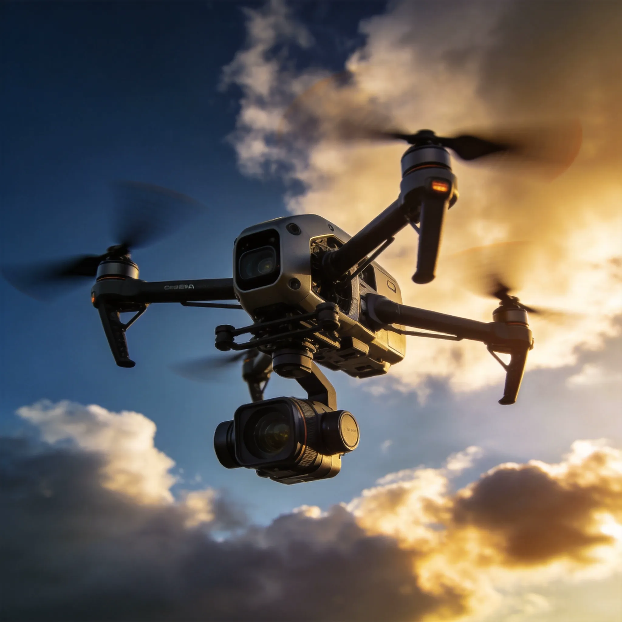 DI drone in flight